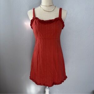 La Hearts Vibrant orange Dress